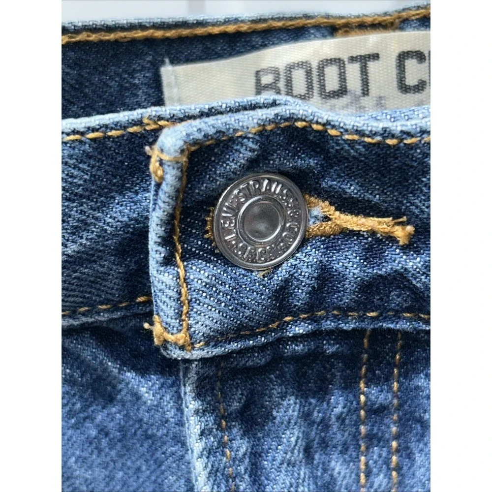 Levi's Men's 38x30 517 Bootcut Blue Jeans Zip Fly Medium Wash #9527